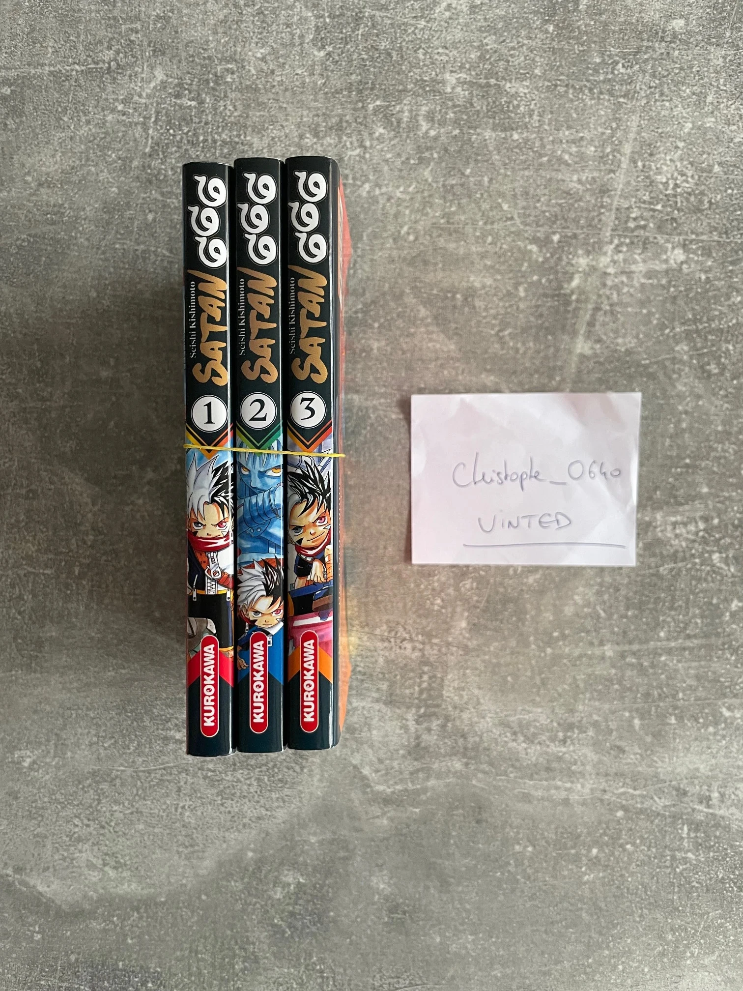 Lot de 3 mangas 666 Satan, tomes 1, 2 et 3  en versão francesa. – photo 2